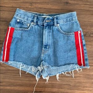 Pull & Bear - High Waist Jean Shorts